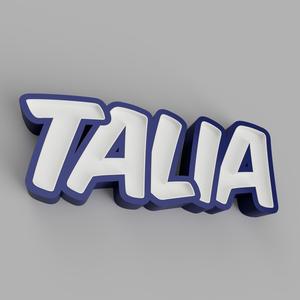 TALIA - LED LAMP WITH NAME (NAMELED)