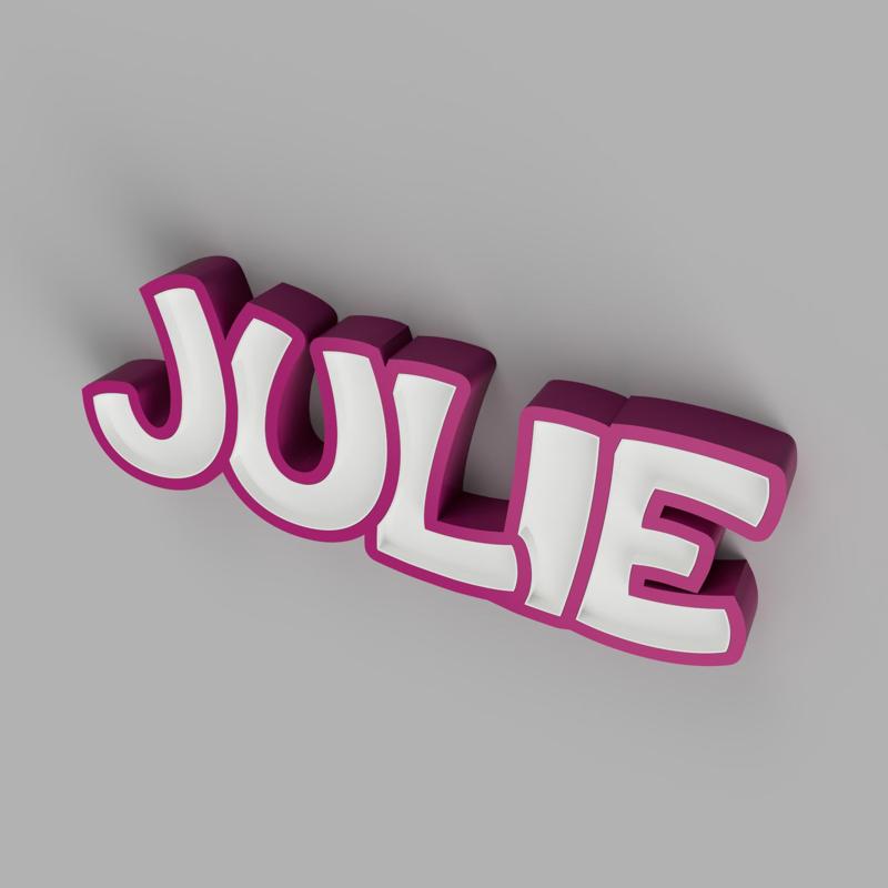 JULIE - LED LAMP WITH NAME (NAMELED)