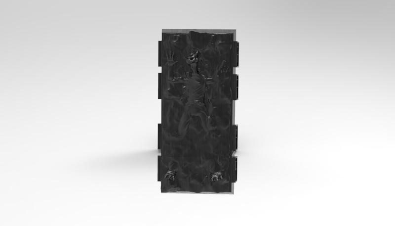 JAR JAR BINKS CARBONITE FANART