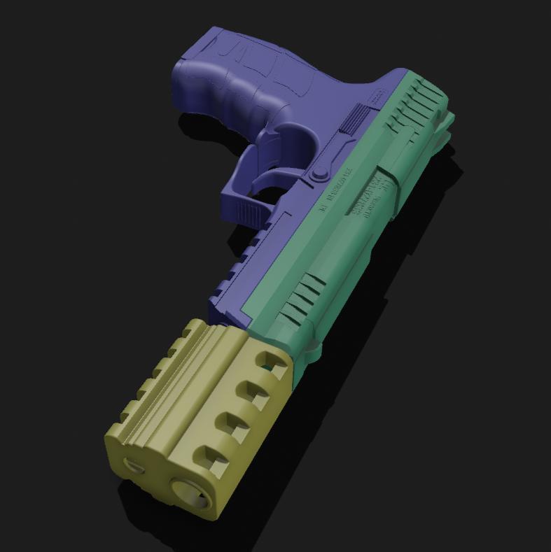 HK P30L Pistol ( Prop-Gun ) 1/1 Scale