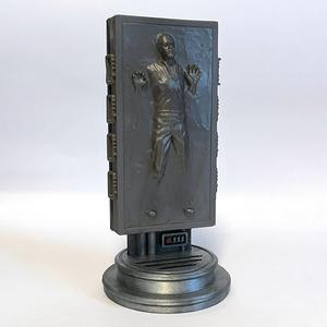 Star Wars POTF2 Han Solo in Carbonite Vertical Display Stand