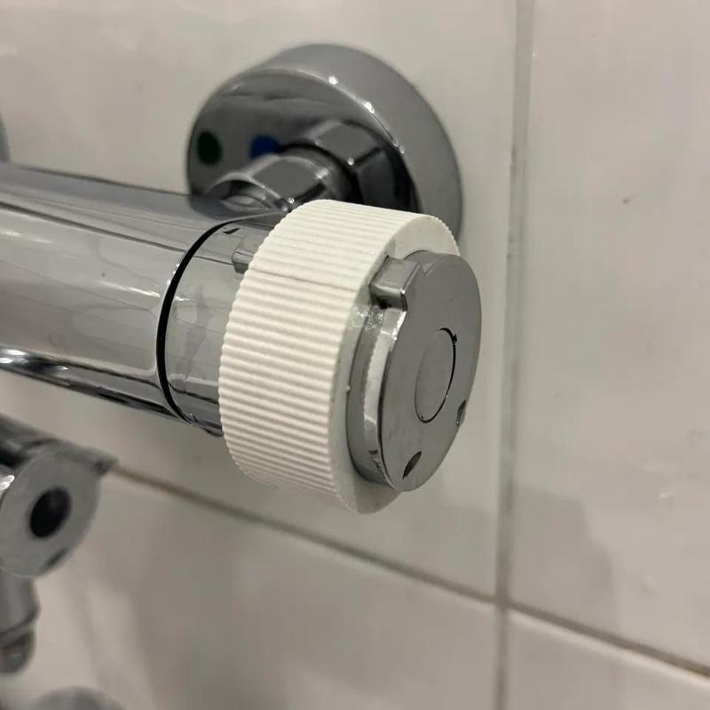 Shower handle grip   