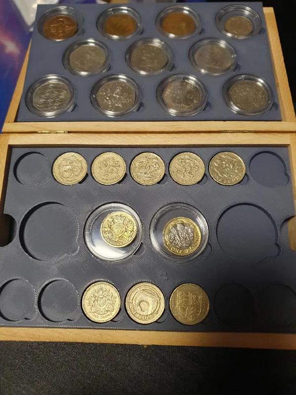 Coin case organiser   