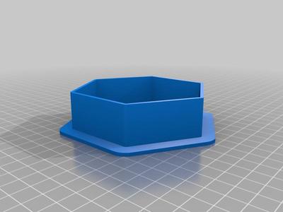 4.5" x 4" hexagon cookie cutter