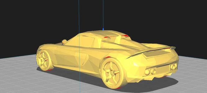 LOW POLY Porsche CGT   
