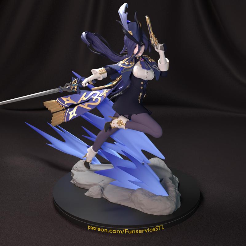 SFW and NSFW Fontaine Champion Duelist