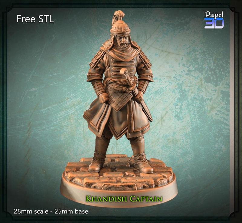 FREE STL - Khandish Captain