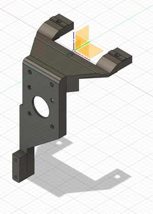 Extruder side mount for Tronxy X5 SA