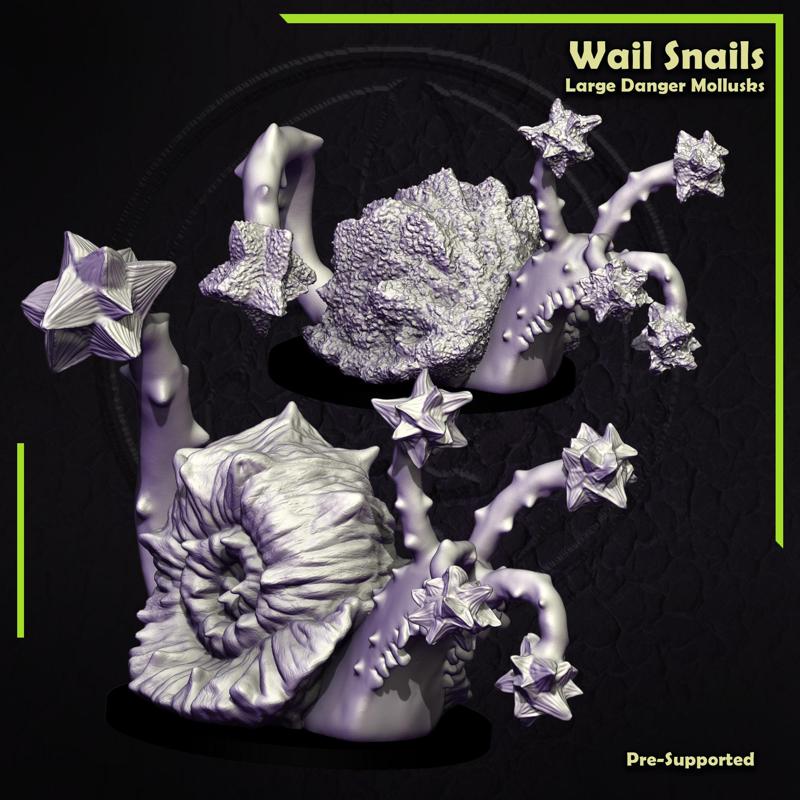 Wail Snails -Large Underground Danger Mollusks