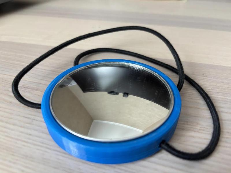 Scuba Diving Mirror Mount – for 7.5 cm / 3" Blind Spot Mirror   