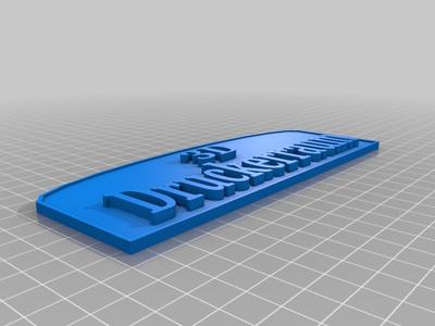 SCHILD -->>> 3d Druckerraum