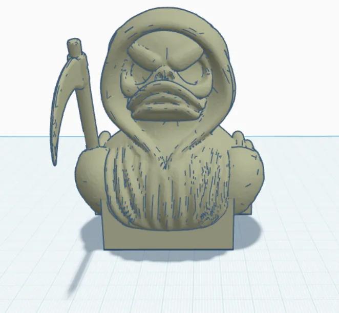 grim reaper duck hood decor for the traxxas x-maxx   