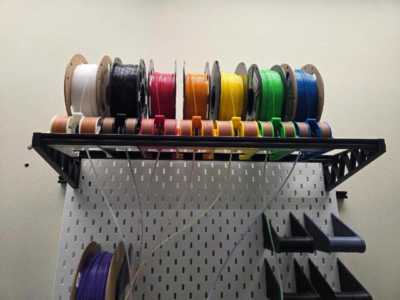 Filamentalist shelf for Ikea SKADIS   