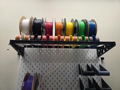 Filamentalist shelf for Ikea SKADIS   