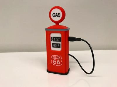 Vintage Gas Pump phone charger   