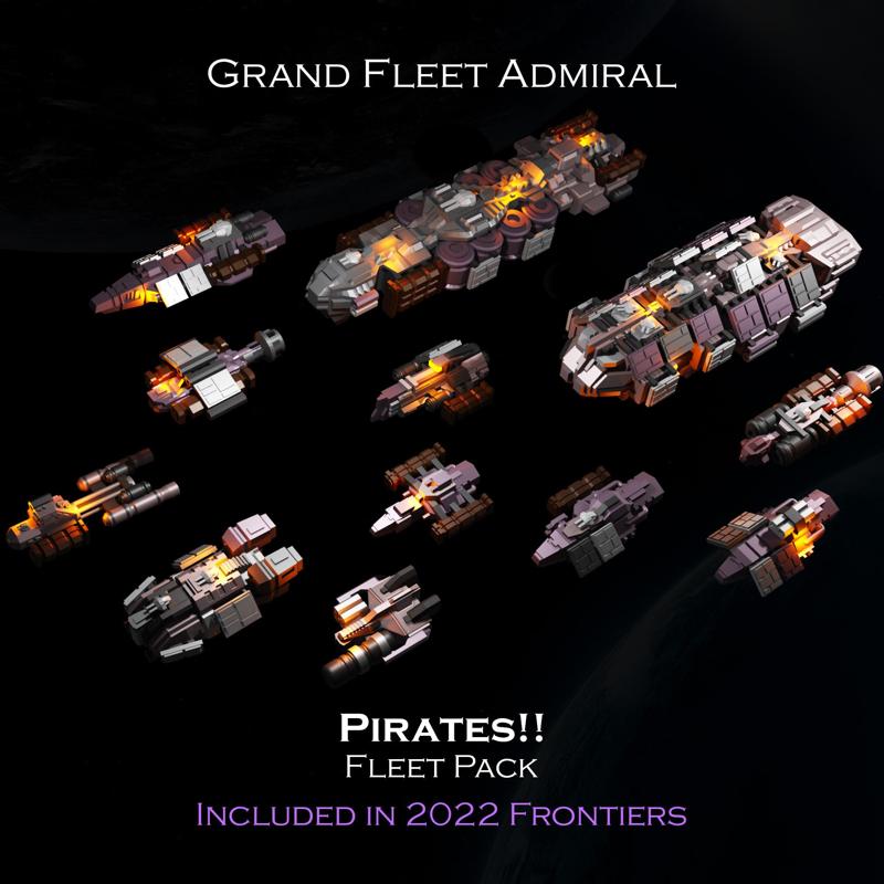 SCI-FI Ships Fleet Pack - Pirates - Presupported