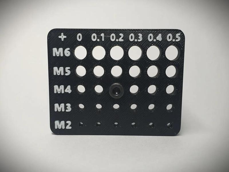 Bolts, Screws Tolerance Guage, Measure - M2 to M6.   