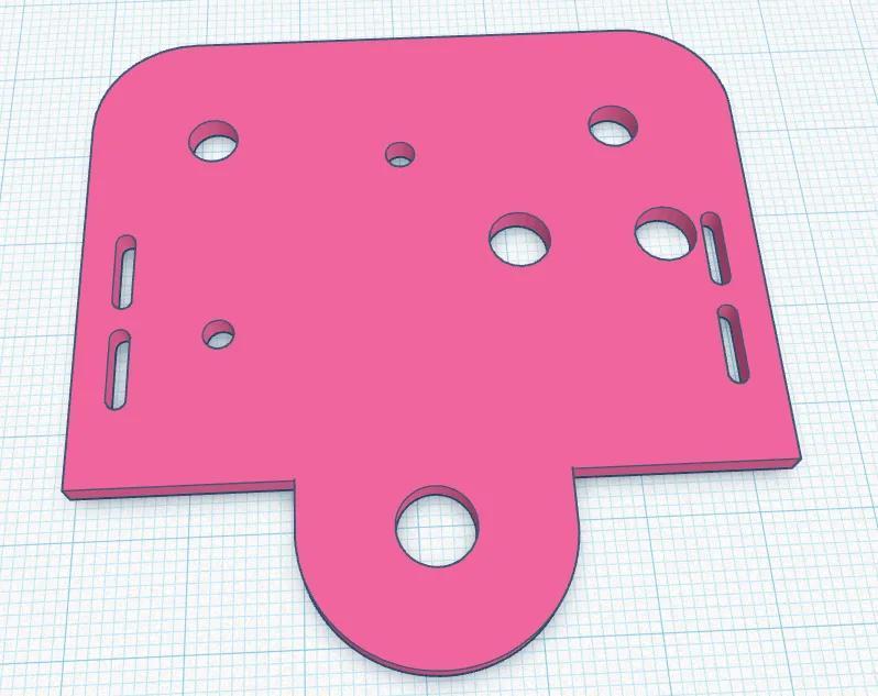 Duender belt connection for original x gantry.   