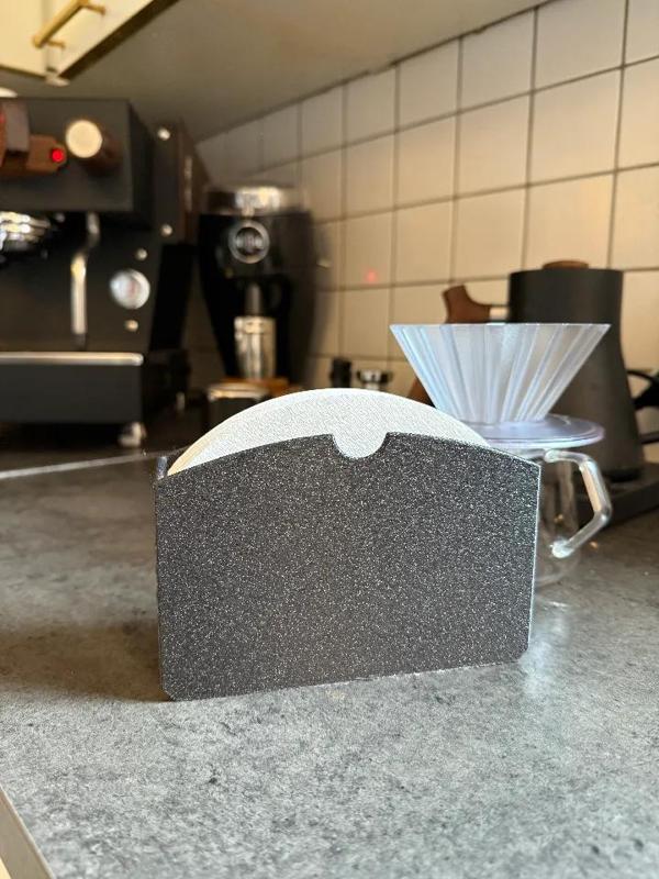 one cup coffee paper filter stand   