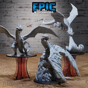 Cyclops Dragon Set ‧ DnD Miniature ‧ Tabletop Miniatures ‧ Gaming Monster ‧ 3D Model ‧ RPG ‧ DnDminis ‧ STL FILE
