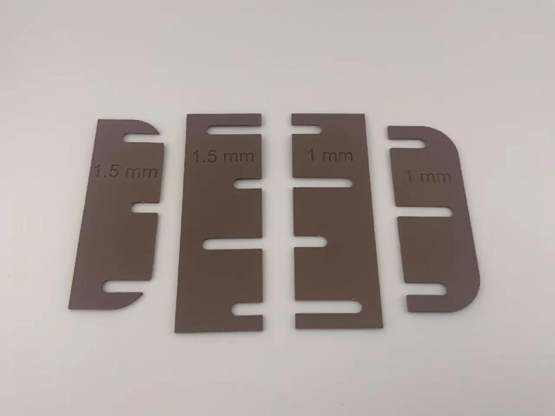 Door Hinge Shims with Slip-In Installation   
