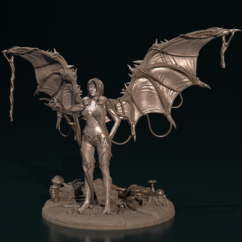 Mycelia, The Demon Queen of Spores