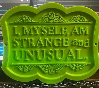 Strange and Unusual sign   