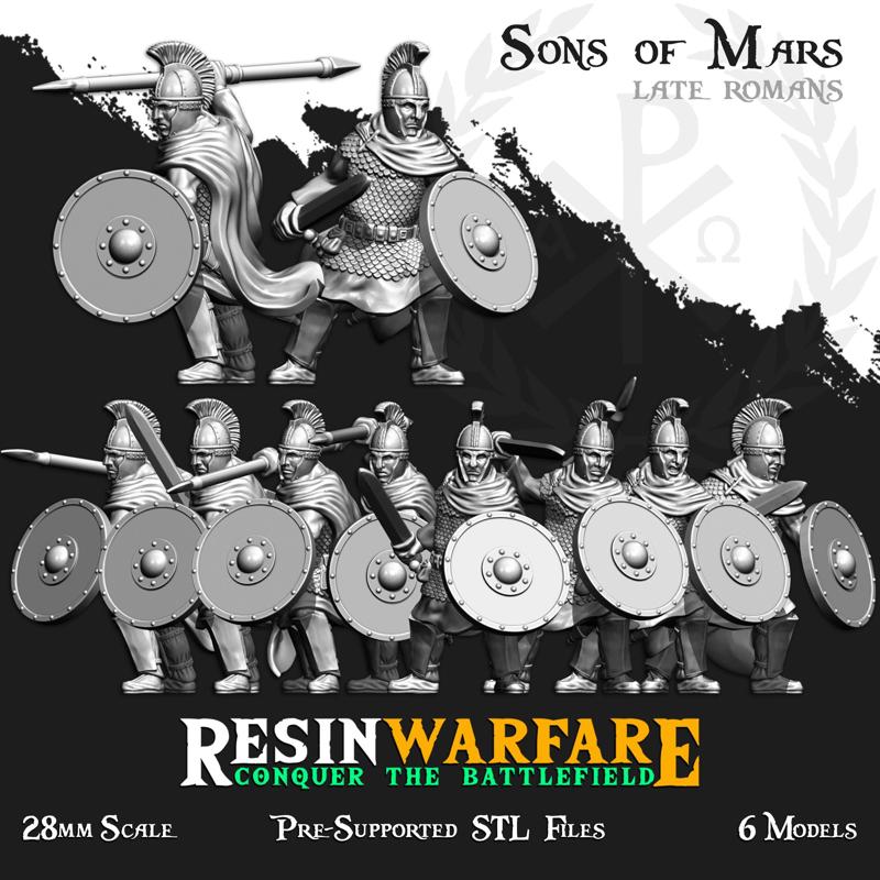 Palatini, L. Squamata (Cloak) - Sons of Mars, Late Romans