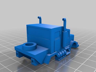 1:76 turboracing type american truck  body shell