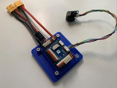 Matek WLITE series FPV flight controller plate for Sabre – 3D printed FPV plane.   