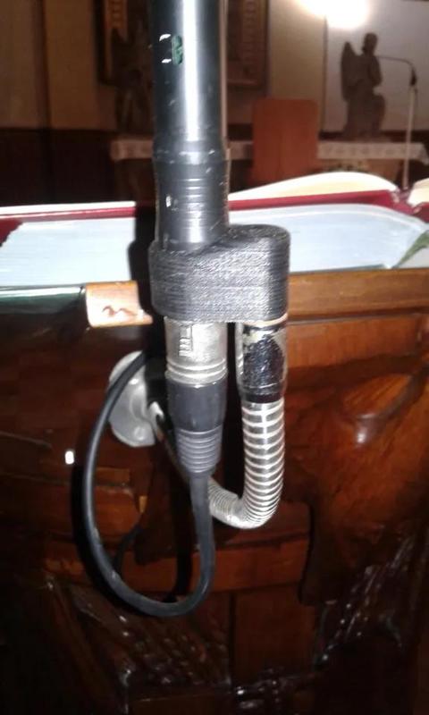 Porta microfono a collo d'oca   