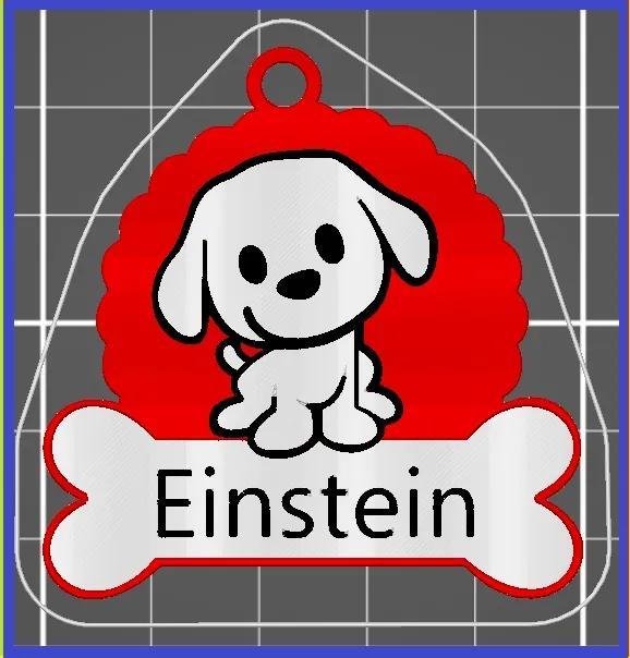 Dog ID Tag Customizable   
