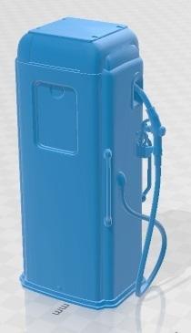 Retro Gas Pump 2 Printable