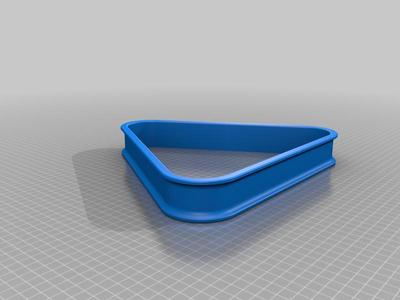 Snooker 15 balls triangle (for ⌀52.4mm) for 300mm hotbed printers