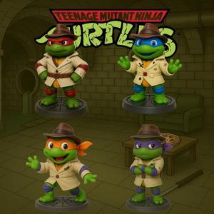 TMNT Undercover Chibi 4 Pack