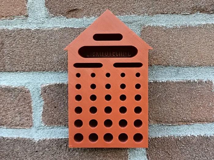 3D-Printed Insect Hotel 3D-Ontwerp Insectenhotel !