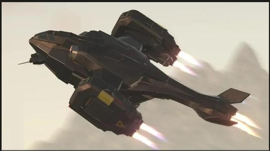 The shuttle from Helldivers 2   
