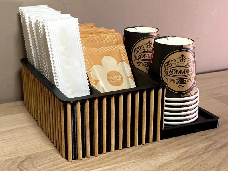 Coffee corner organizer   