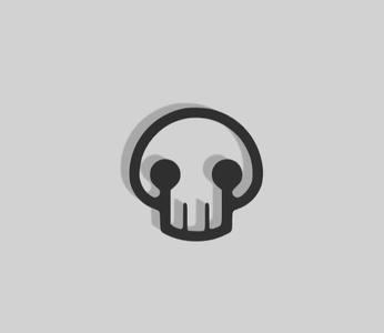 Skull Logo Decoration - 2D Art