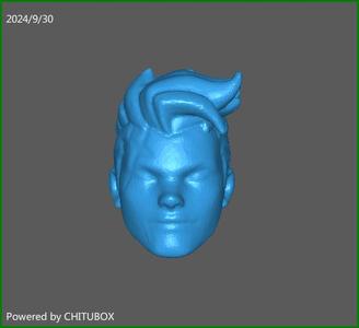 Zarya Overwatch Style Head