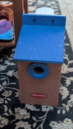 Birdhouse 2" Pipe Mount for Kingsyard Poly Bluebird House   
