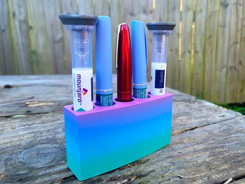 Stand/Holder for Insulin/Injection Pens   