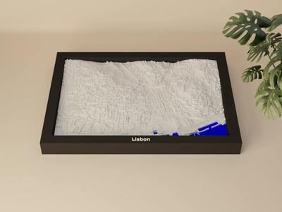 Lisbon - 3D Miniature   