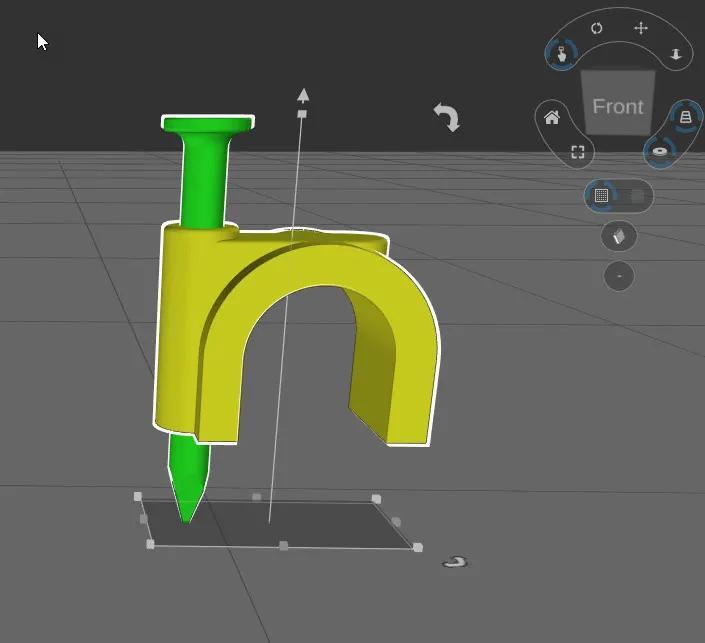 Hammer-in Cable and Wire Holder   