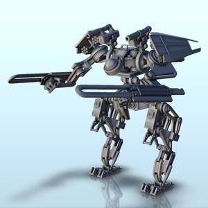 Sumis combat robot (12) - BattleTech MechWarrior Scifi Science fiction SF Warhordes Grimdark Confrontation Necromunda