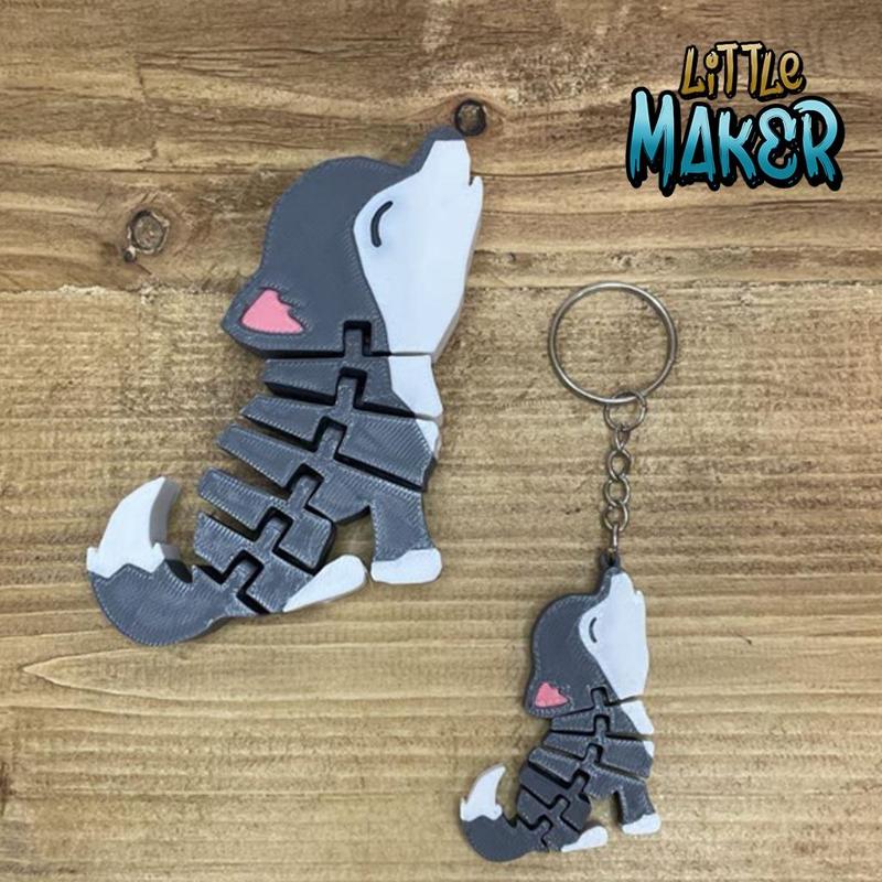 Multicolor Flexi Wolf