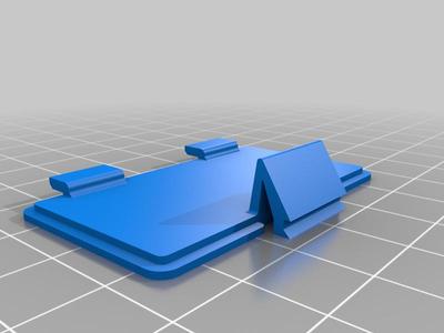 Battery cover for Exar MT1 guitar effect