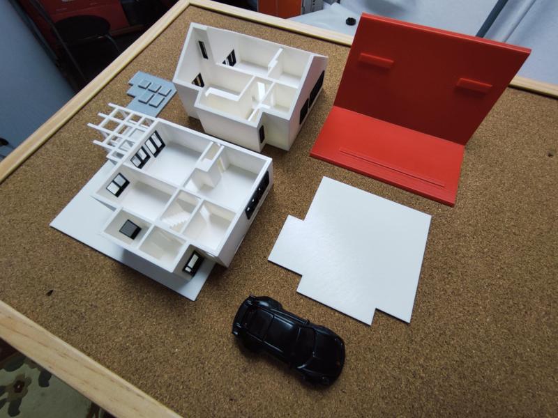FAMILY HOUSE DIORAMA 1:64 HOT WHEELS