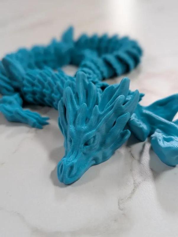 The Articulating Aqua Dragon - Articulated Dragon   