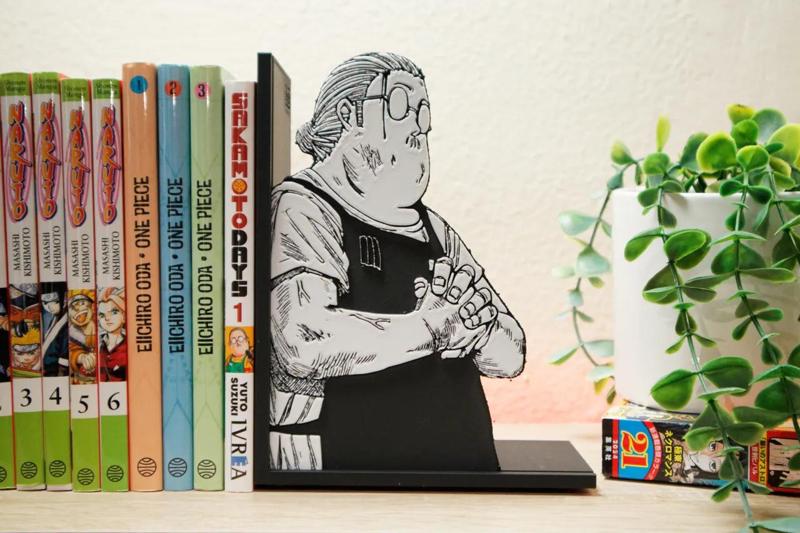 Bookend of Taro Sakamoto crunching his fingers | Sakamoto Days Fan Art   